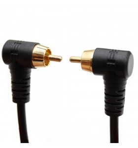 RCA Gold-plated head angle male to male  Tattoo Clip Cord Cable
